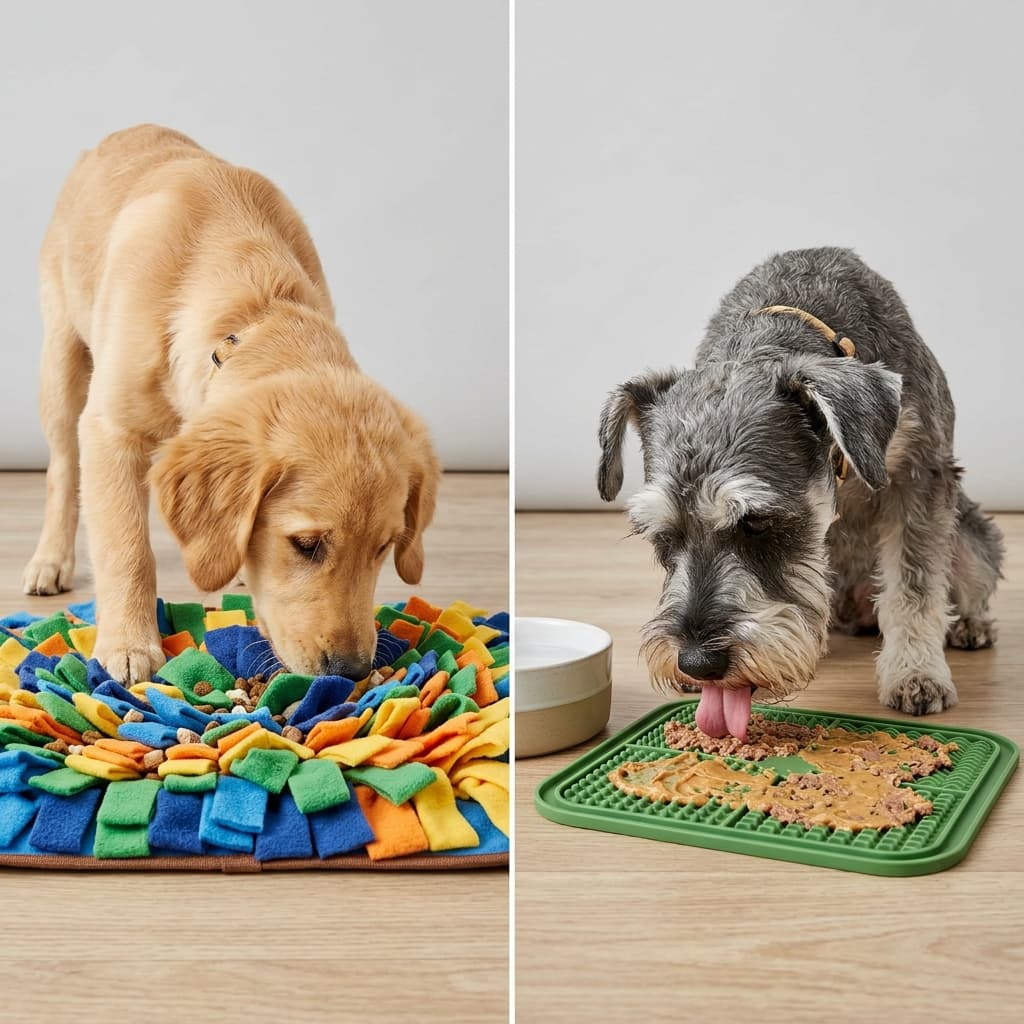 Snuffle Mat vs Lick Mat: Which Is Best for Your Dog?
