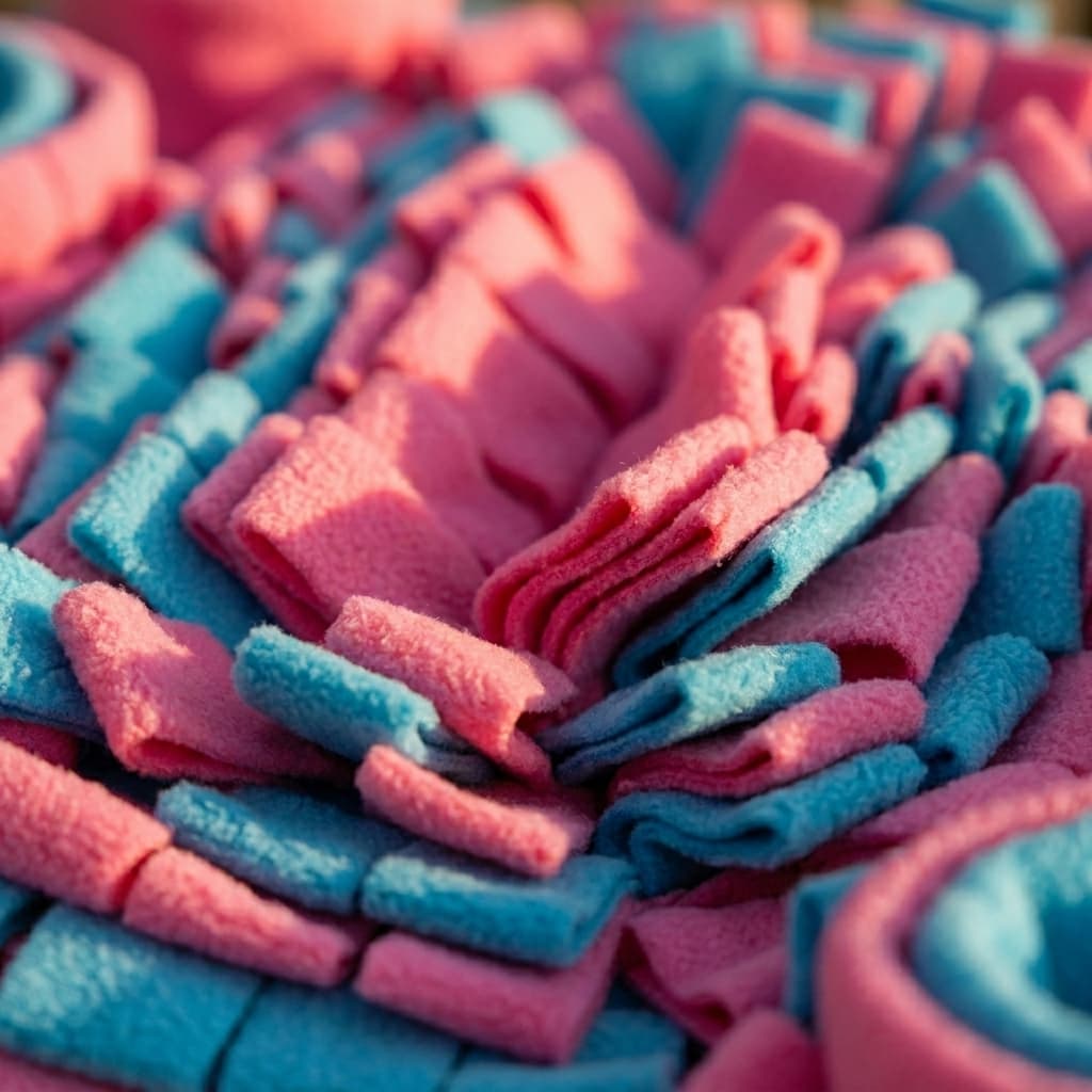 Chenille Mat — Overall zoomed view
