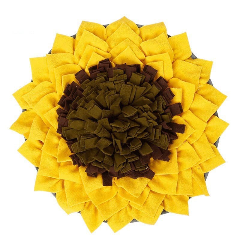Zoolivo Sunflower Snuffle Mat — Full top view